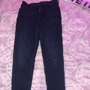 american eagle dark plain jeans